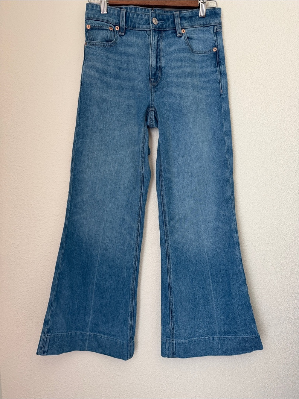 American Eagle High Rise Flare 00 SHORT